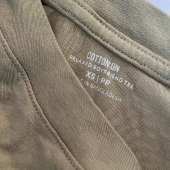 Tan Relaxed BF Tee / Summer - Picture 4 of 4